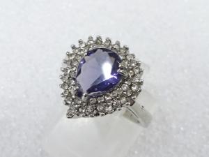 色石　指輪(8号)